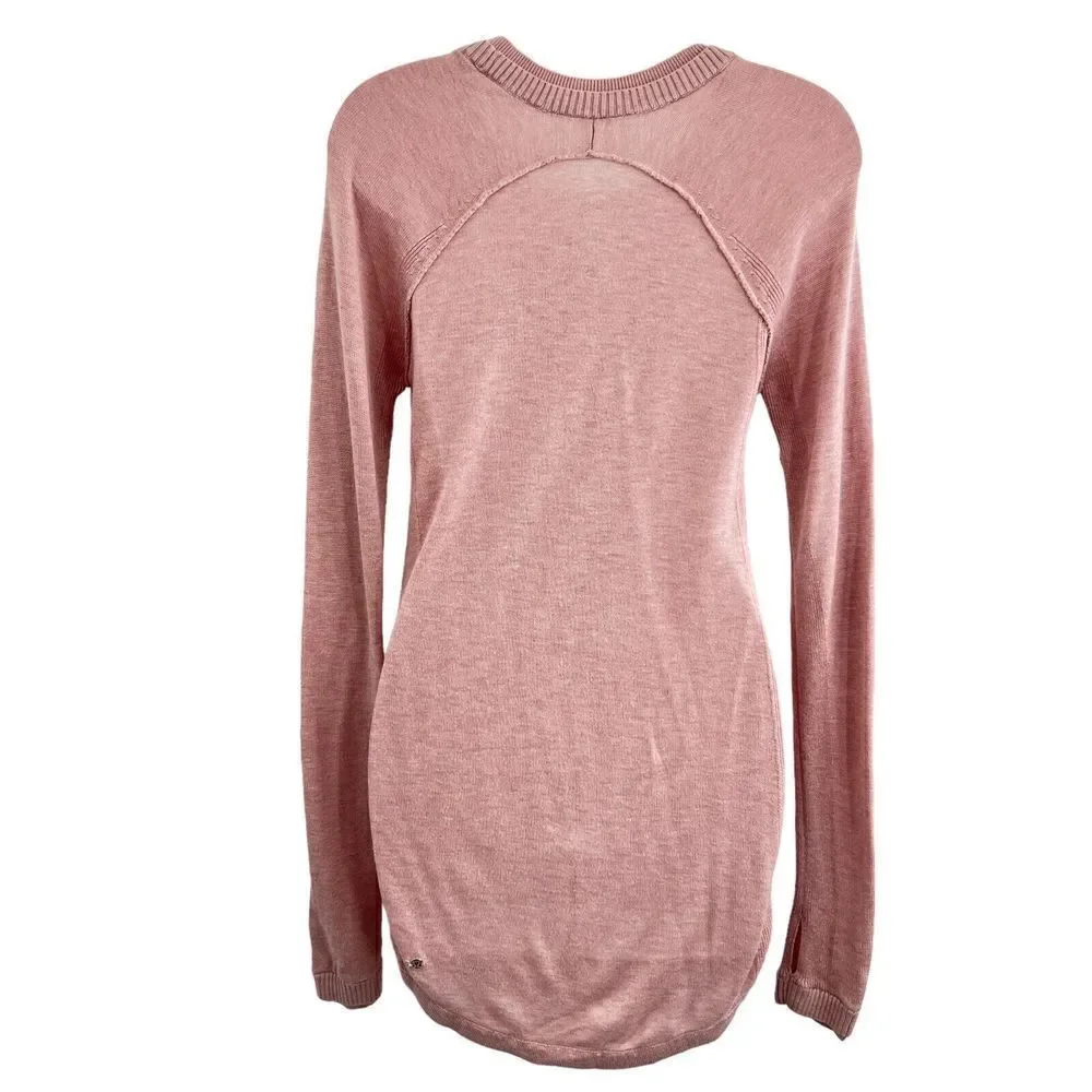 Lululemon Sunshine Coast Long Sleeve Heathered Mink Berry Women's Size 2